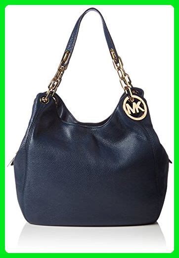 michael kors fulton large shoulder tote navy|michael kors shoulder bag.